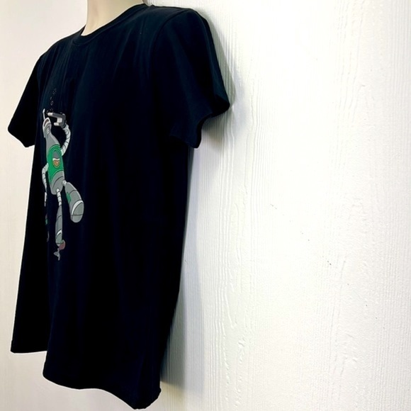 Futurama - Bender Drinking With Real Bottle Opener Black Short Sleeve T Shirt M - Picture 6 of 11